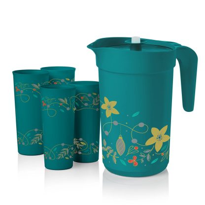 Tupper Ware Tupperware® Holiday Holly Pitcher & Tumbler Set | Festive Drinkware Set